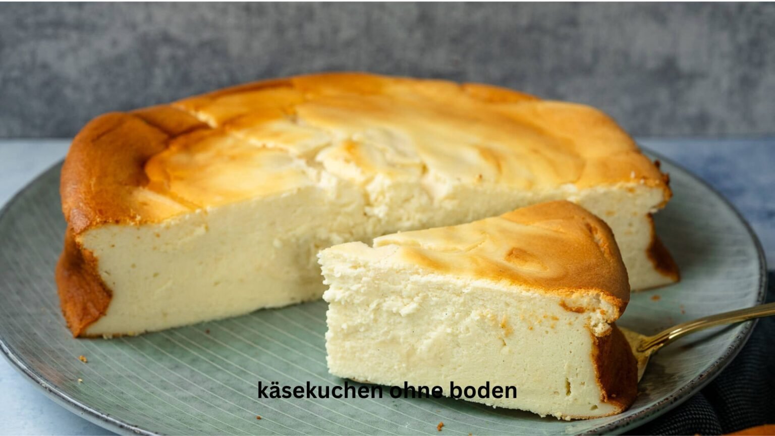 Käsekuchen ohne Boden